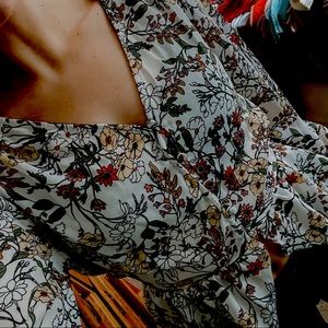 Floral Blouse NWOT
